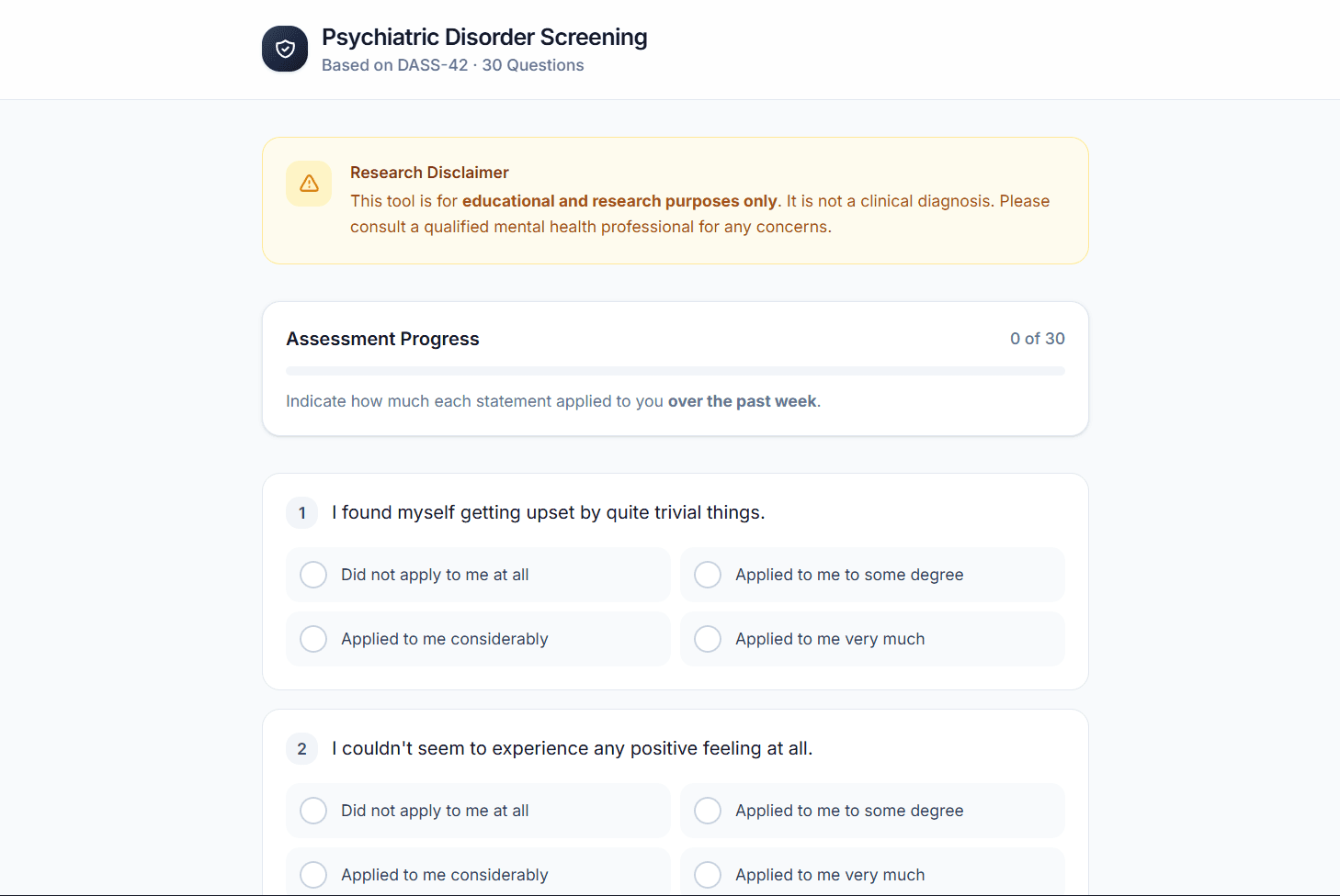 Psychiatric Diagnosis